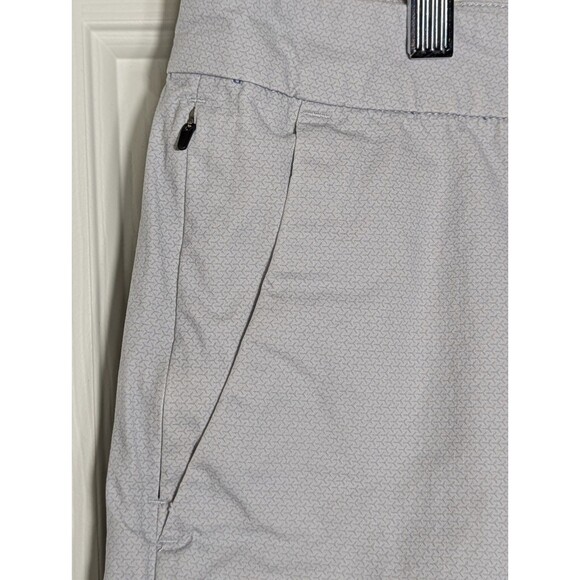 English Laundry Chino Shorts Mens 36 Gray Pockets Cotton Pyramid Print Classic - Picture 3 of 6